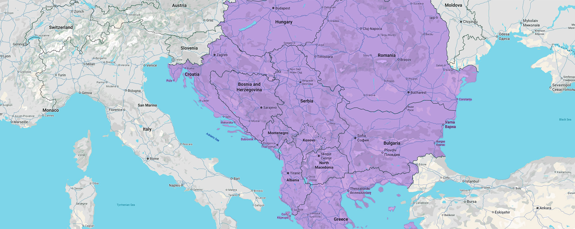 Mapa regiona